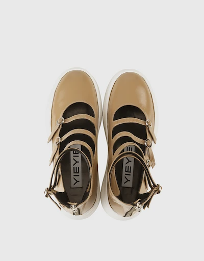 Amber Gladiator Platform Sneakers