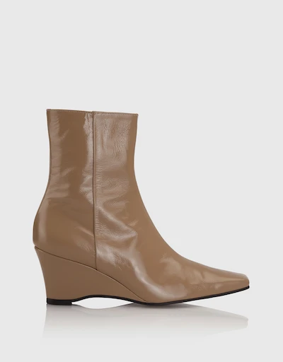 Luisa Wedge Ankle Boots