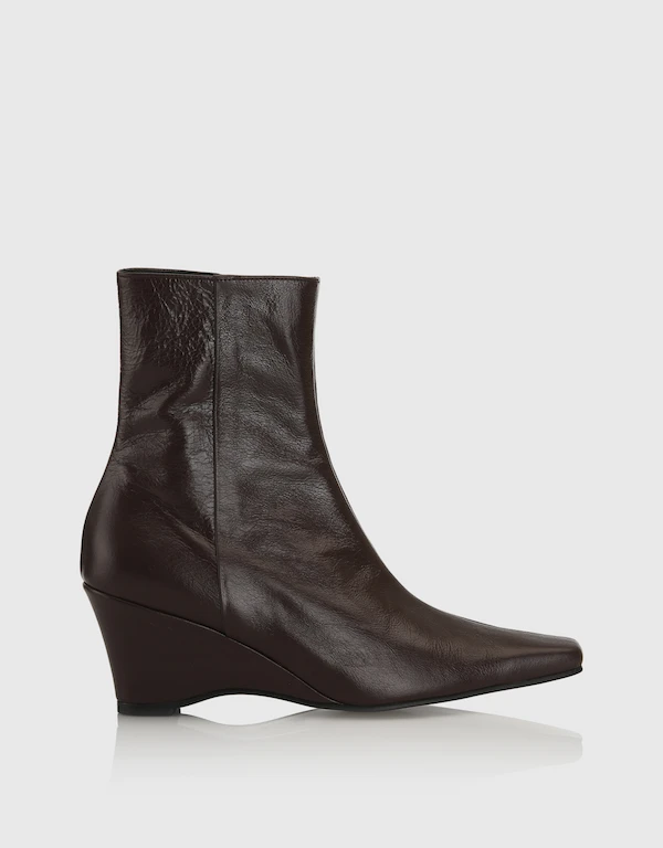 YIEYIE Luisa Wedge Ankle Boots