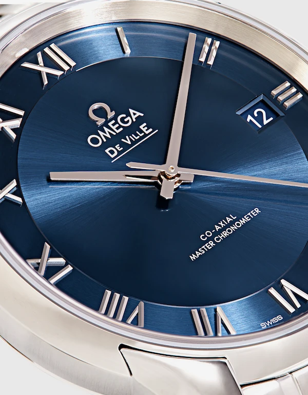 Omega De Ville Hour Vision系列 41mm 同軸擒縱天文台不鏽鋼腕錶