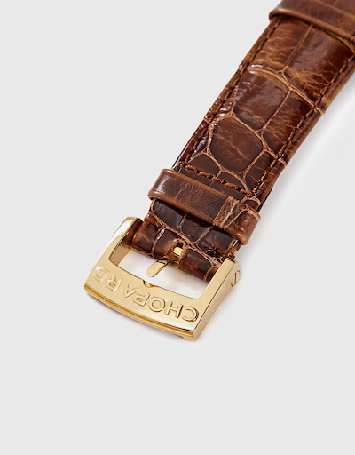 L.U.C XP 39.5mm 18ct  Automatic Rose Gold Alligator Leather Watch