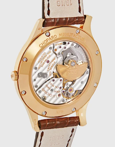  L.u.c. XPS 39.5mm 18kt Rose Gold  Automatic Alligator Leather Watch