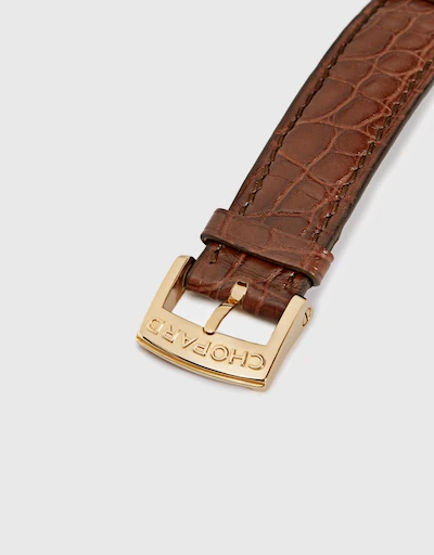  L.u.c. XPS 39.5mm 18kt Rose Gold  Automatic Alligator Leather Watch