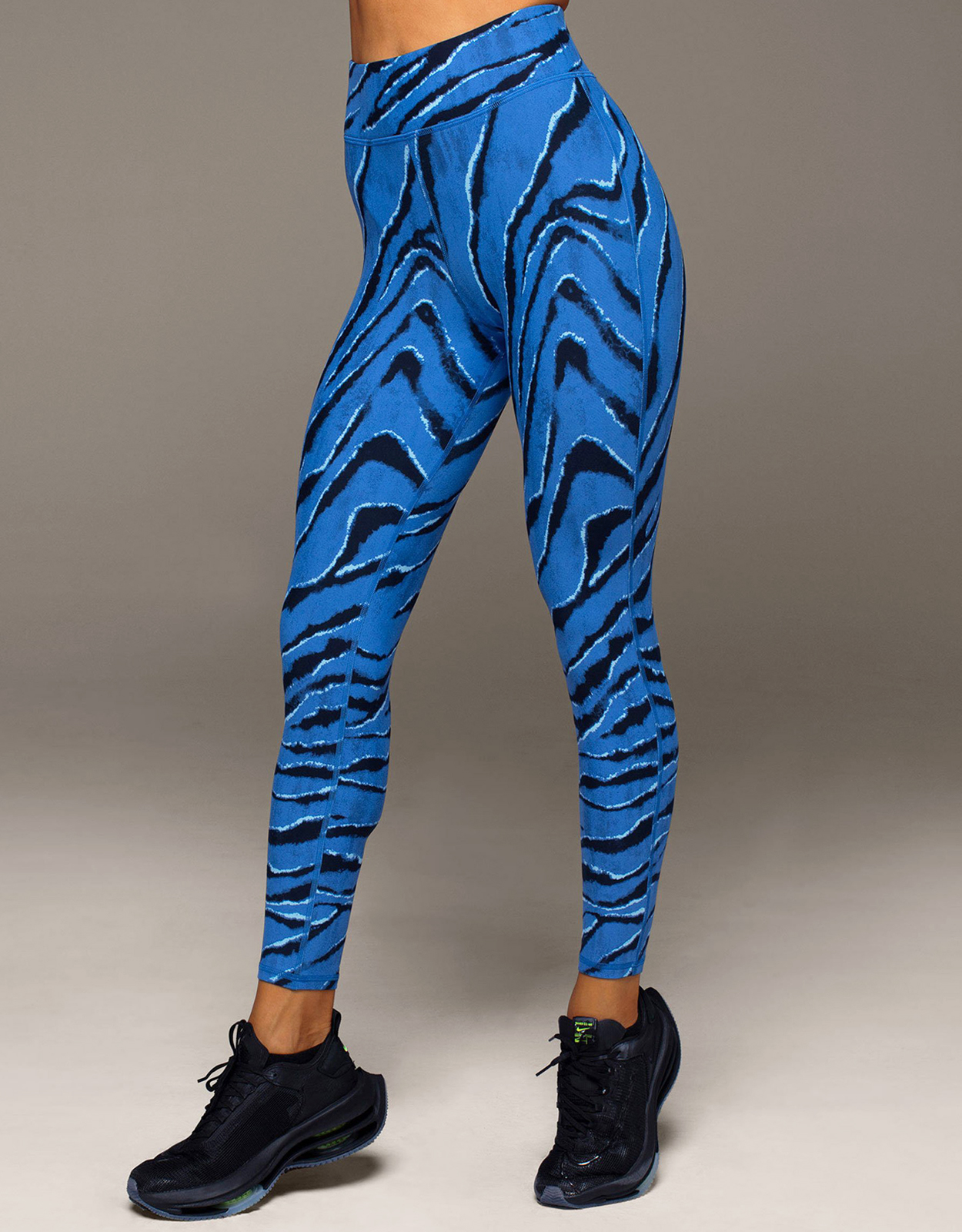 Michi Verve Tiger Print Legging-Royal 