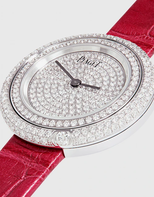 Possession 29mm Diamonds Alligator Leather Quartz Movement Watch