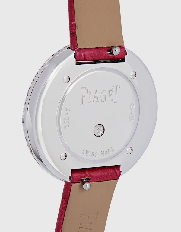 Piaget Possession 29mm 鑽石鱷魚皮石英機芯腕錶