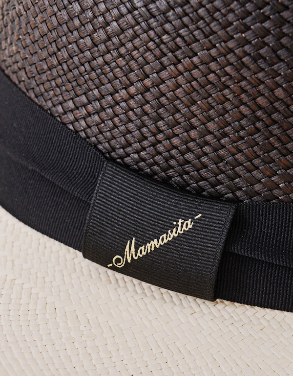 Phh Mamasita Panama  Boater Double Color Hat  