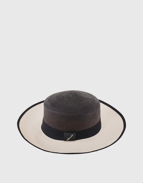 Phh Mamasita Panama  Boater Double Color Hat  