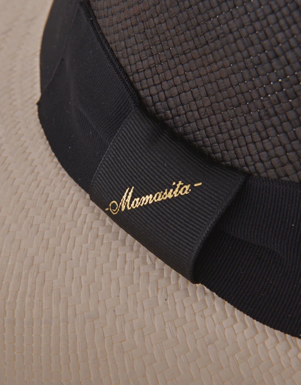 Mamasita  Phc Mamasita Panama Fedora Classic Double Color Hat  