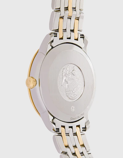 De Ville Prestige 39.5mm Co-Axial Chronometer Yellow Gold Steel Watch