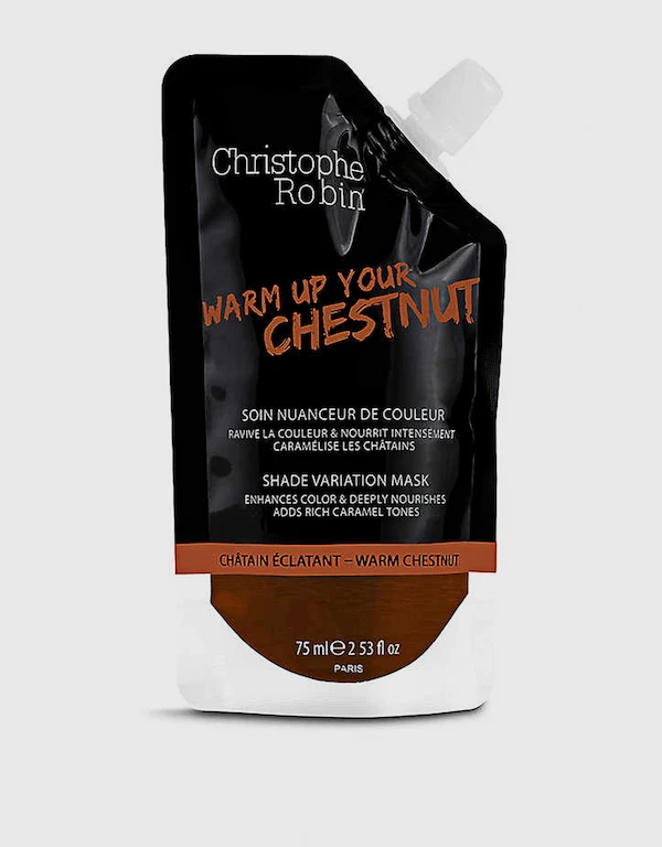 Christophe Robin 固色頭髮養護髮膜補充裝-Warm Chestnut