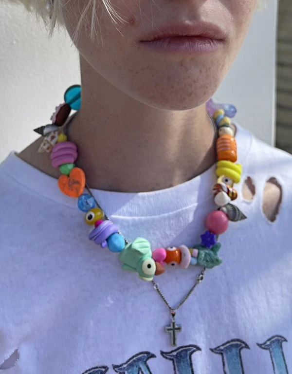 Joostricot The Seafoam Duck Necklace