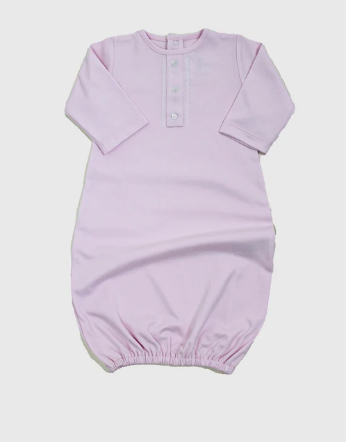 Baby Layette Gown-Pink 0-3M