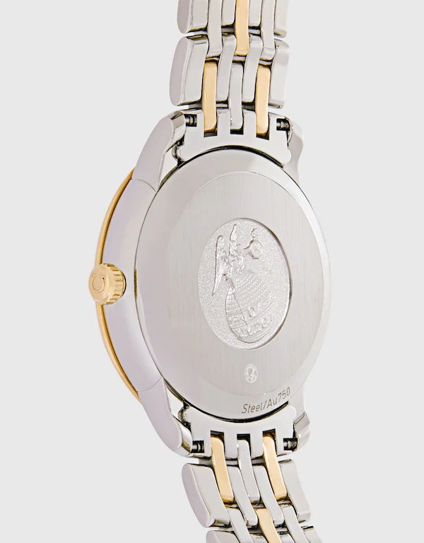 Omega 典雅系列 39.5mm 同軸擒縱天文台黃金不鏽鋼腕錶