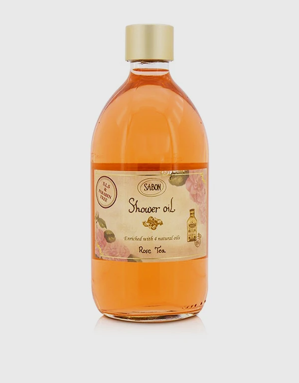 Sabon Rose Tea Shower Oil 500ml
