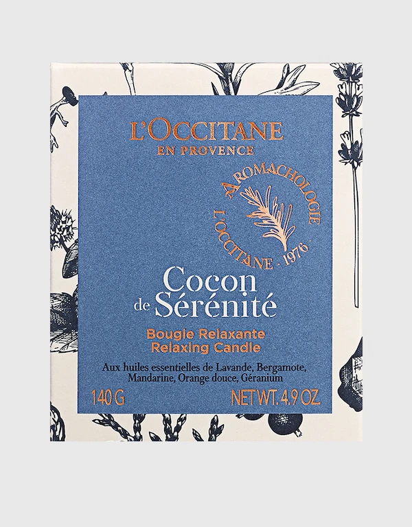 L'occitane Cocon De Serenite Relaxing Candle 140g