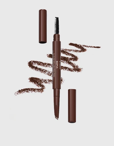 All-In-One Refillable Brow Pencil-Sepia