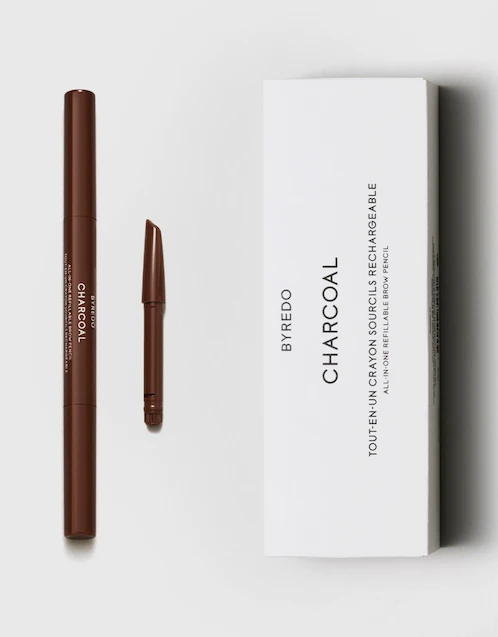 All-In-One Refillable Brow Pencil-Charcoal