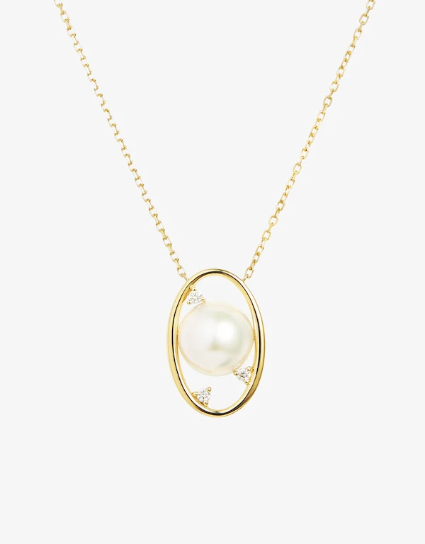 Ruifier Jewelry  Morning Dew Essence 18ct Yellow Gold Necklace 