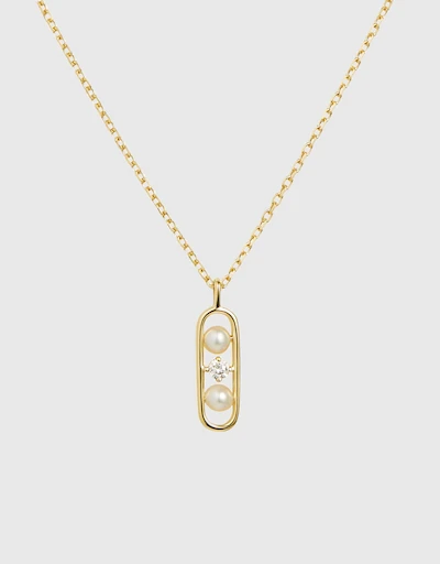 Morning Dew Dawn 18ct Yellow Gold Necklace 
