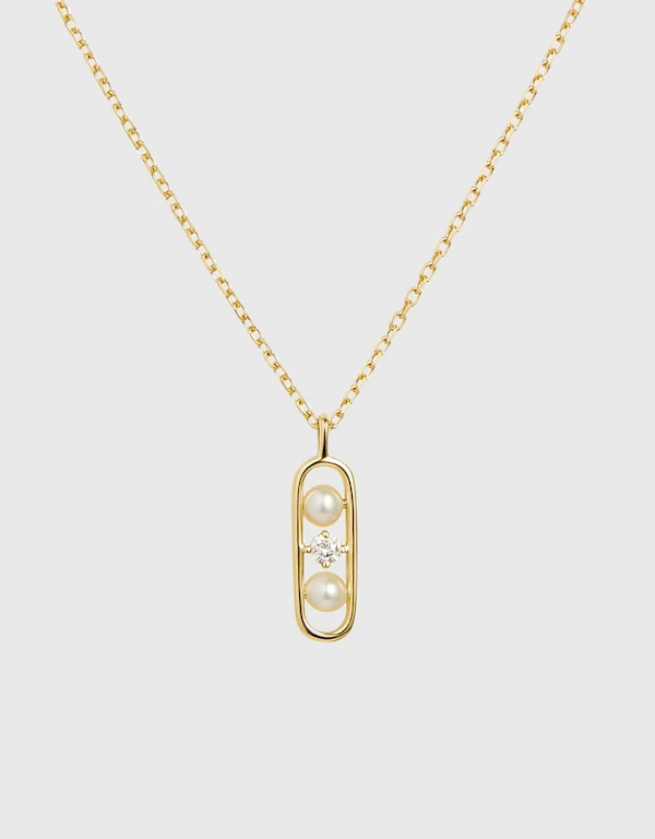 Ruifier Jewelry  Morning Dew Dawn 18ct Yellow Gold Necklace 