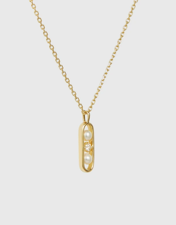 Ruifier Jewelry  Morning Dew Dawn 18ct Yellow Gold Necklace 