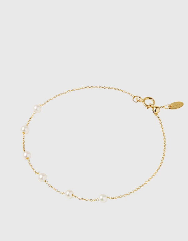 Ruifier Jewelry  Morning Dew Mist 18ct Yellow Gold Bracelet