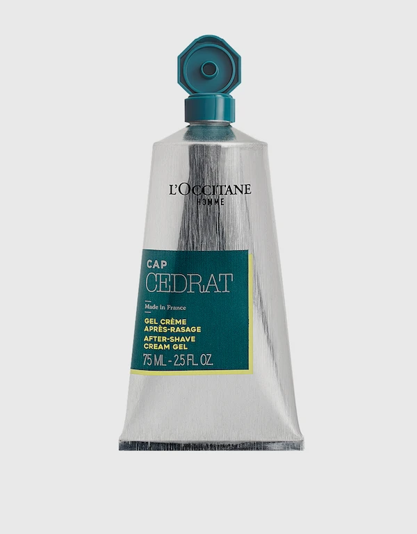 L'occitane Men's Cap Cédrat After-Shave Cream Gel 75ml