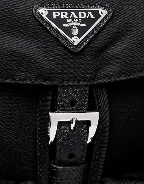 Prada Small Re-Nylon Backpack, Women, Black