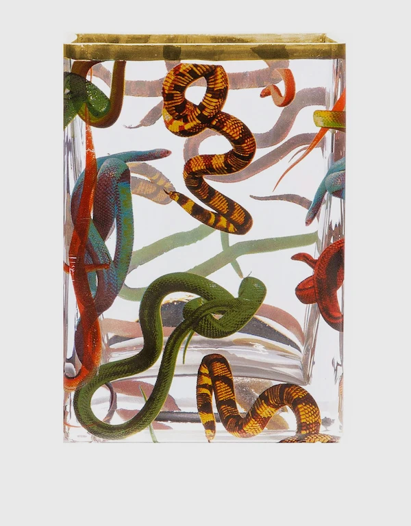 Seletti Seletti Wears Toiletpaper Snakes Glass Vase 14cm