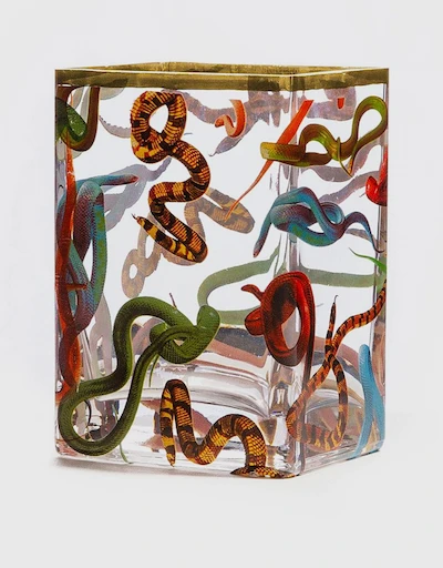 Seletti Wears Toiletpaper Snakes 玻璃花瓶14 公分