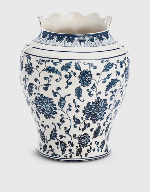 Seletti Hybrid Melania 骨瓷陶瓷花瓶 23 公分