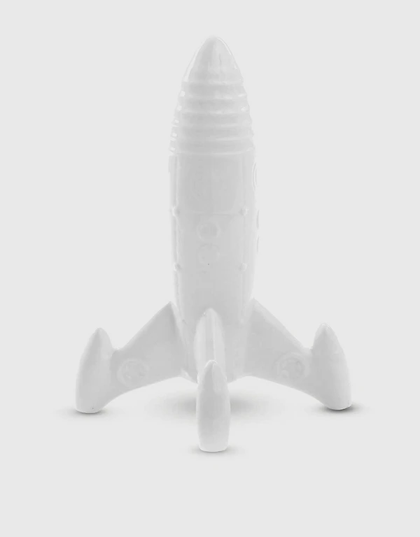 Seletti Spaceship Porcelain Ornament 27cm