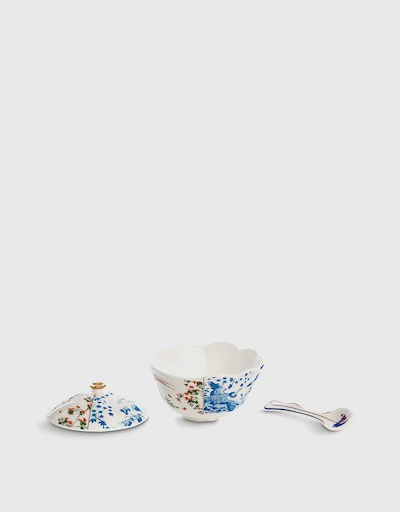 Hybrid Maurilia Printed Porcelain Sugar Bowl 12cm
