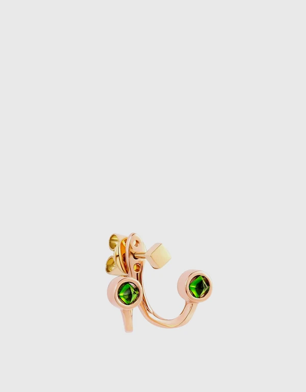 Ruifier Jewelry  Premiere Violetta 18ct 玫瑰金扇型耳環