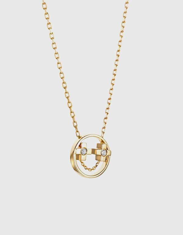 Ruifier Jewelry  Petit Rae 14ct Yellow Gold Pendant Necklace
