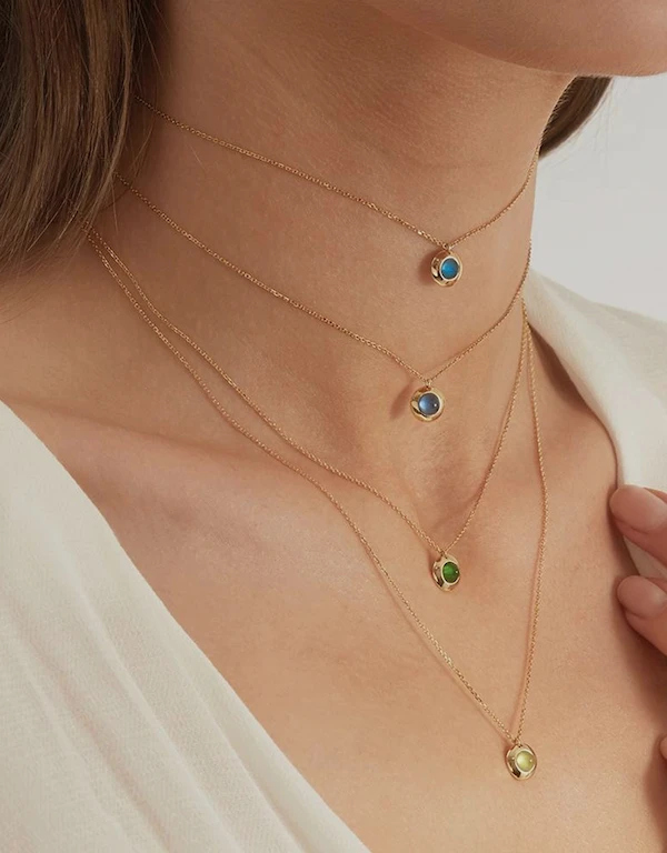 Ruifier Jewelry  Gems of Cosmo 橄欖石 18ct 黃金項鍊
