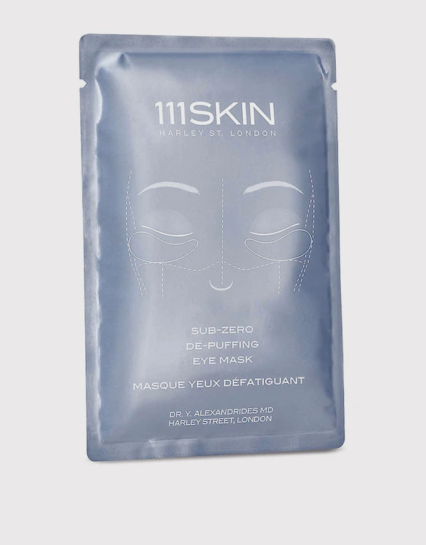 111Skin Sub Zero De-puffing Eye Mask 8x6ml