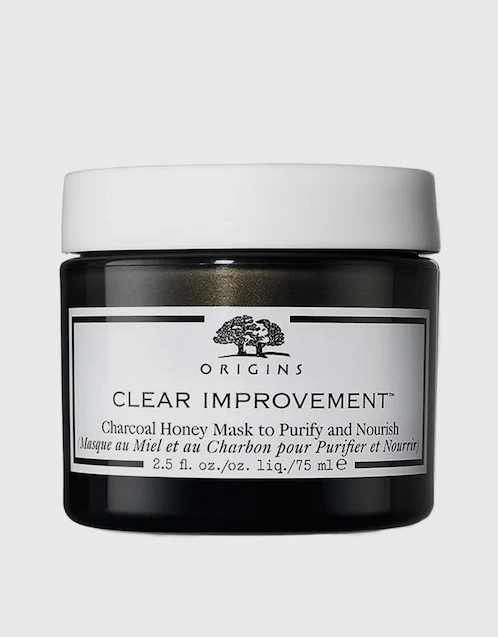 Clear Improvement Charcoal Honey Mask To Purify And Nourish 75ml