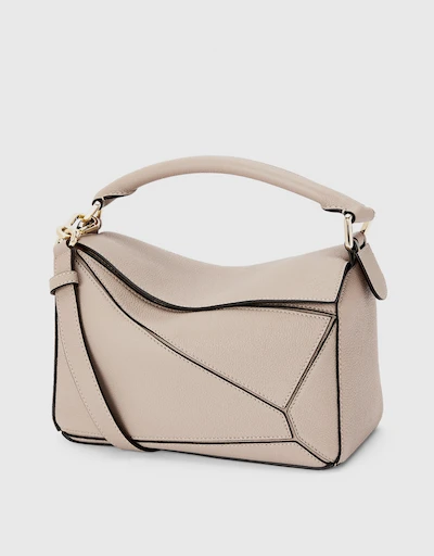 Puzzle Small Soft Grained Calfskin  Crossbody Bag