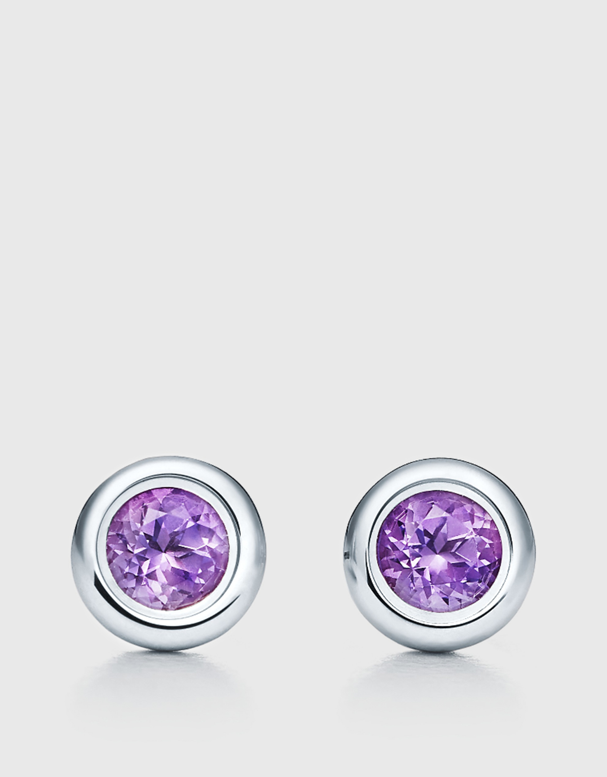 Silver earrings Pandora Purple in Silver - 39665794