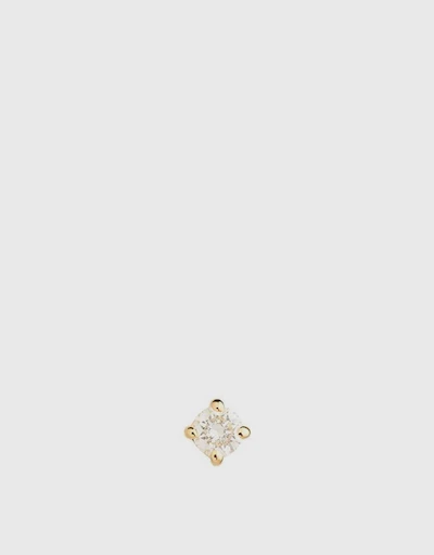 Scintilla 北極星18k黃金鑽石耳環
