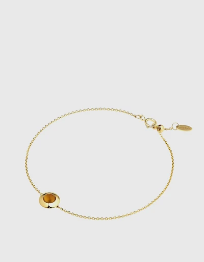 Gems of Cosmo Citrine 18ct Yellow Gold Bracelet 