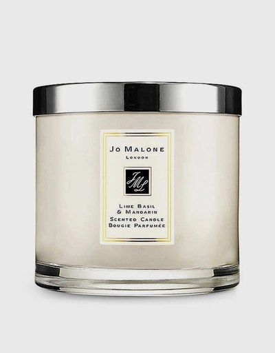 Lime Basil and Mandarin Deluxe Candle 600g 