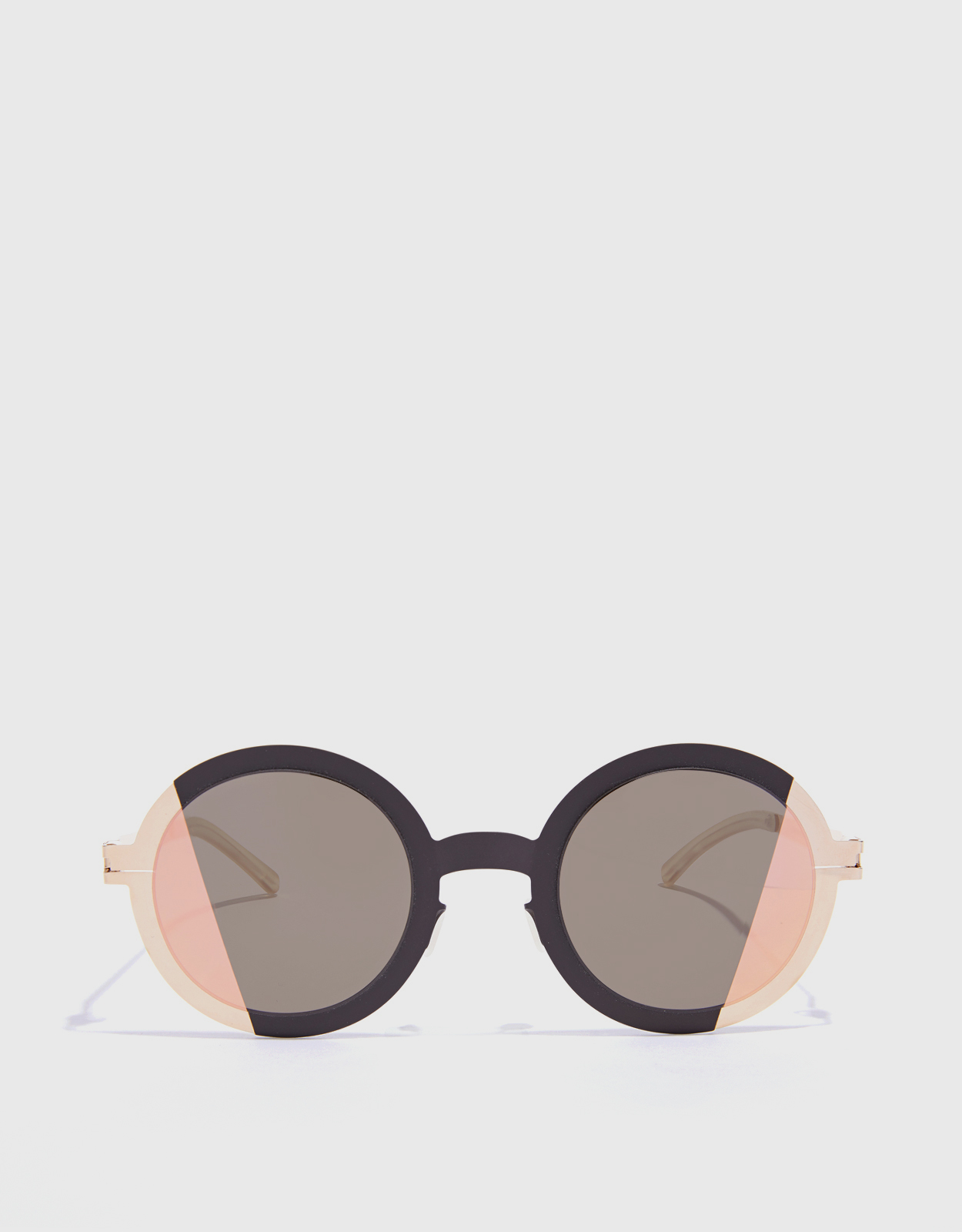 MYKITA STUDIO 2.1 Color-block Round Sunglasses (Sunglasses,Round Frame)  IFCHIC.COM