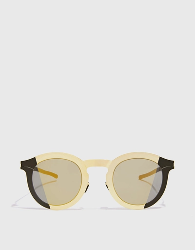 STUDIO 2.2 Color-block Round Sunglasses