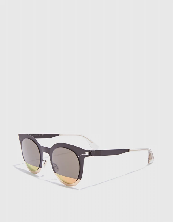 MYKITA STUDIO 2.3 Color-block Round Sunglasses