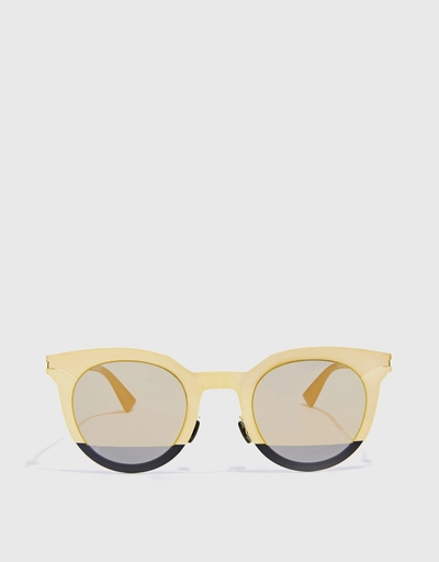 STUDIO 2.3 Color-block Round Sunglasses