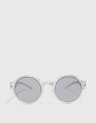 MYKITA x Maison Margiela Printed Round Sunglasses