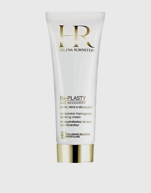 Re-Plasty Age Recovery Complexion Homogenizer Repairing Cream SPF10 For Hand, Neck and Decollete 75ml